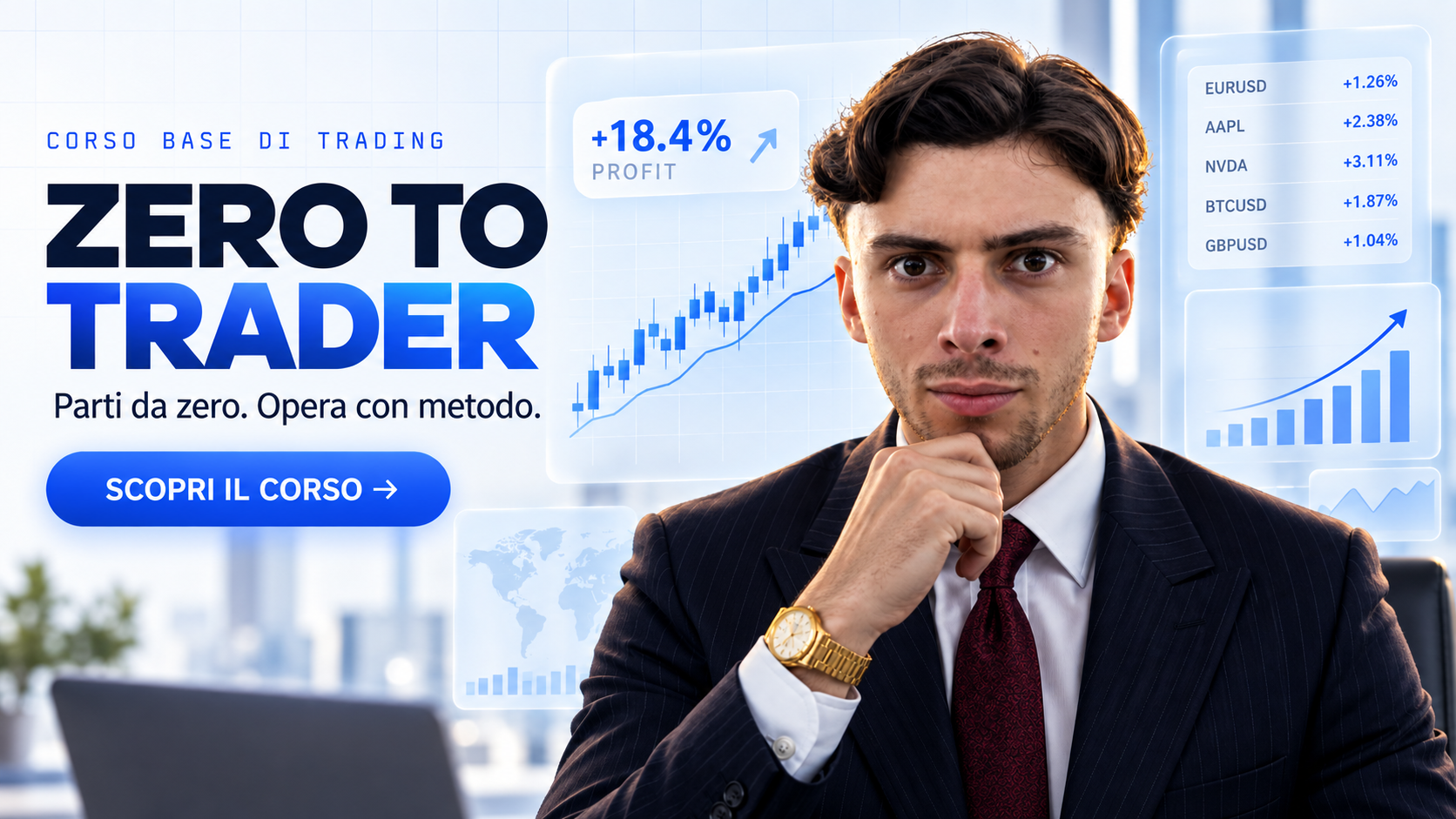 Zero To Trader, corso base di trading con Nick Parodi